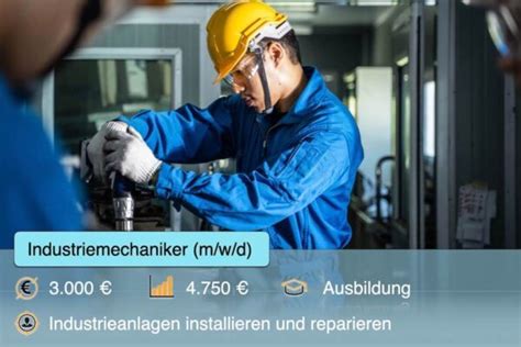 gehalt eines industriemechanikers|More.